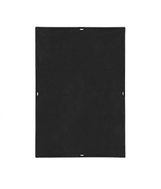3.5 ft x 6 ft Black Solid Scrim Jim Fabric - Westcott