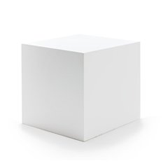 White Posing Cube - Medium