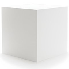 White Posing Cube X-Large