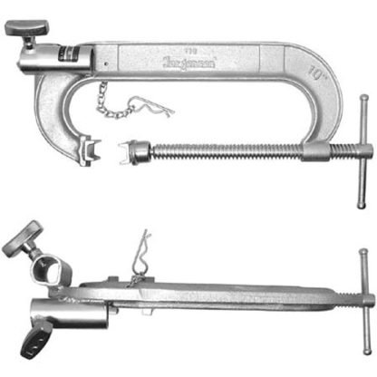 C Clamp - 10" with Double Junior Receiver - MSE