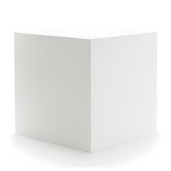 White Posing Cube - Large