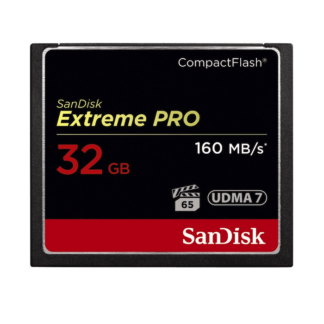32Gb CF Card - Extreme Pro (160mb/s) - SanDisk