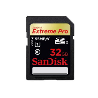 32Gb SD Card - Extreme Pro (95Mb/s) - SanDisk
