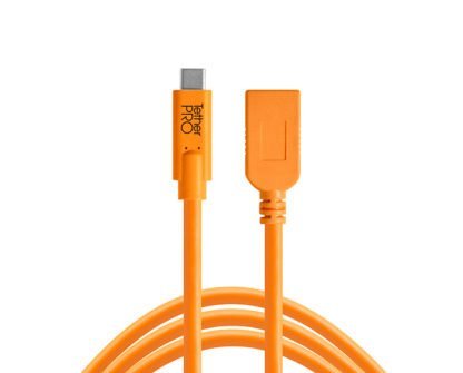 15ft USB-C to USB-A Female Adapter - Tether Tools